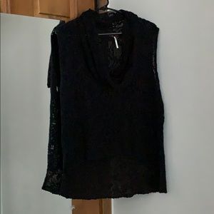 Free People Cowl Neck Top